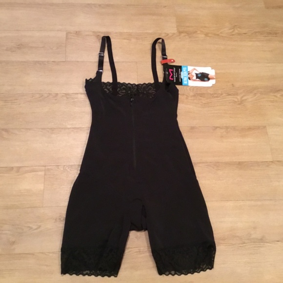 Maidenform Women’s Ultra Sculpts Fajas Colombians Open Bust Romper Shapewear - Picture 5 of 8